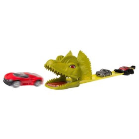 

Игровой набор Teamsterz «Трасса DINO ATTACK», с 3 машинками