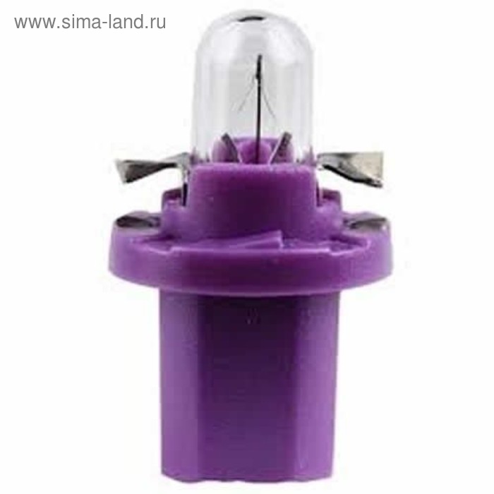 Лампа автомобильная Narva violet, BAX, 12В, 0.4 Вт, (BX8,5d), 17006