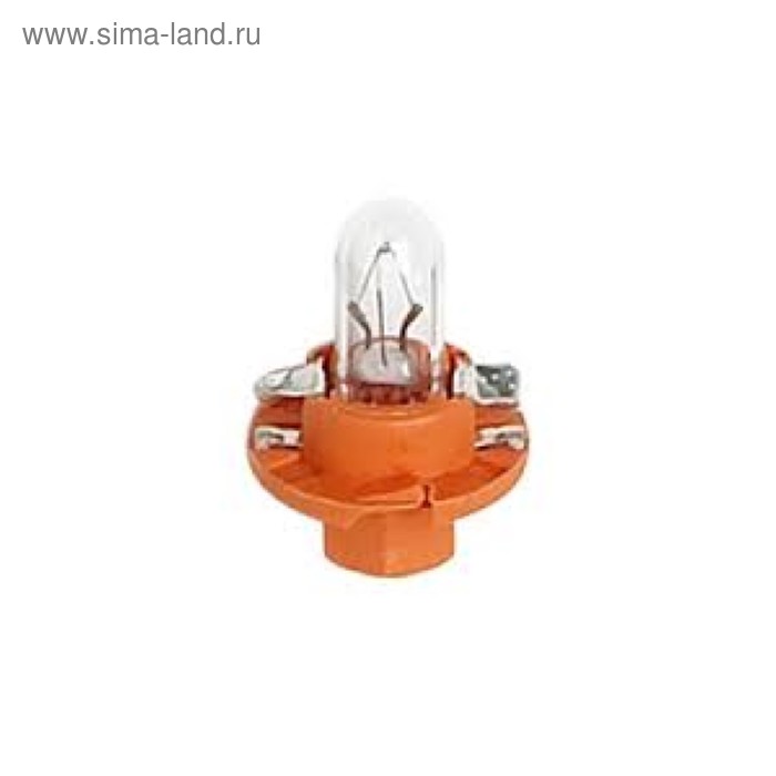 Лампа автомобильная Osram orange, BAX, 12В, 1.1 Вт, (BX8,4d), 2473MFX6
