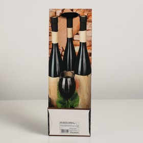 

Пакет ламинированный под бутылку, 12 х 9 х 36 см