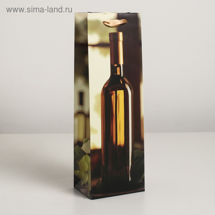 

Пакет ламинированный под бутылку, 12 х 9 х 36 см