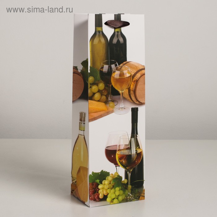 

Пакет ламинированный под бутылку, 12 х 9 х 36 см