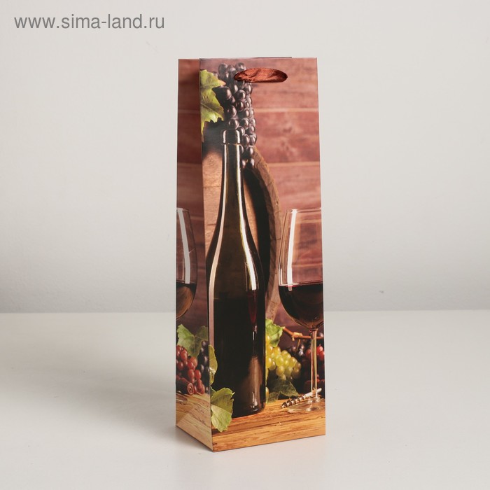 

Пакет ламинированный под бутылку, 12 х 9 х 36 см