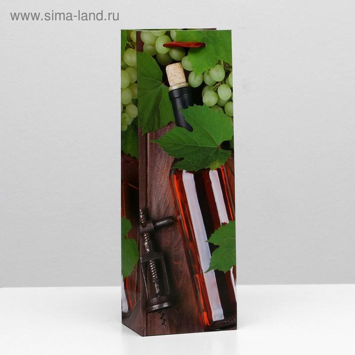 

Пакет ламинированный под бутылку, 12 х 9 х 36 см