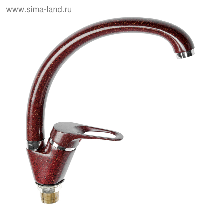 Смеситель для кухни Haiba HB4113-11 однорычажный на гайке красный 1899₽