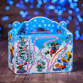 

Коробка подарочная "Новогодний лабиринт", с игрой, 20 x 12 x 19 см