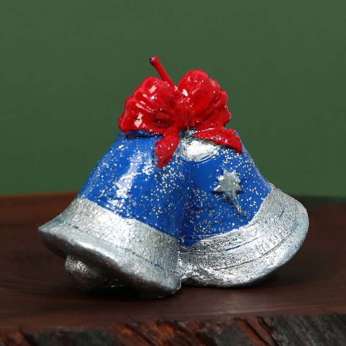 

Новогодняя свеча «Колокольчик», без аромата, 5.5 х 8 см
