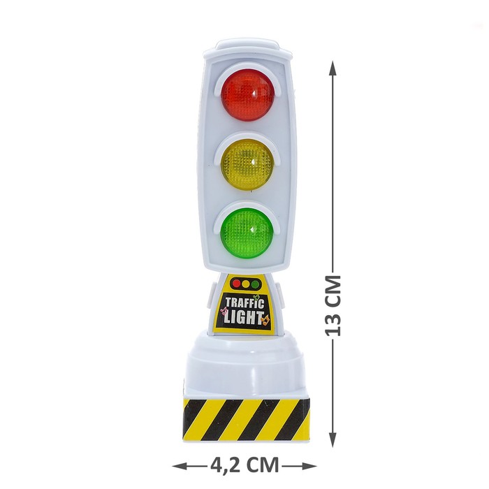 Светофор «Город», работает от батареек, световые эффекты, цвета МИКС