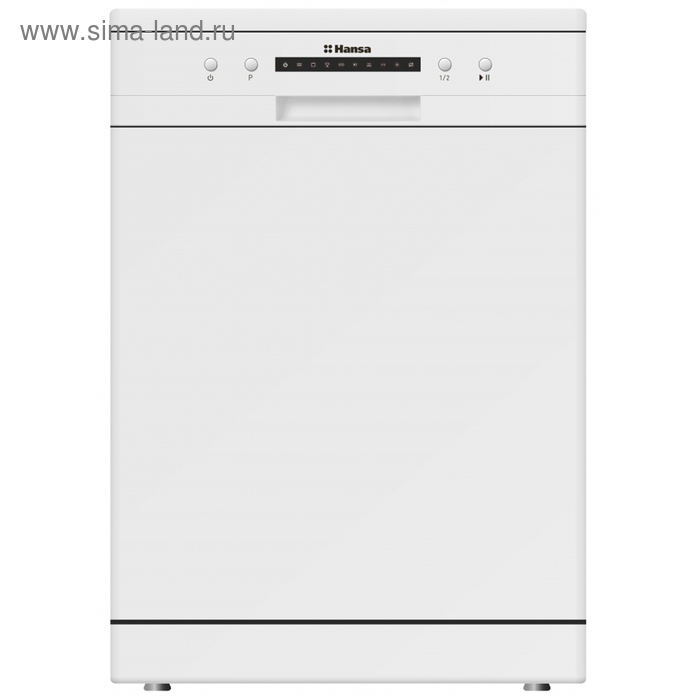 Посудомоечная машина Hansa ZWM 616 WH, класс А++, 12 комплектов, 6 программ, белая