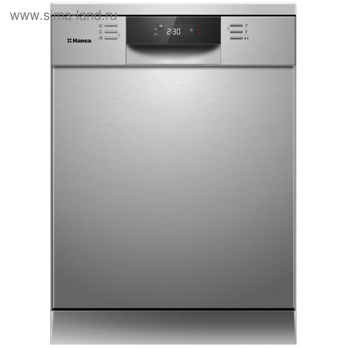 Посудомоечная машина Hansa ZWM 628 EIH, класс А++, 14 комплектов, 8 программ, серебр. посудомоечная машина hiberg f68 1430 b класс а 14 комплектов 8 программ цвет чёрный