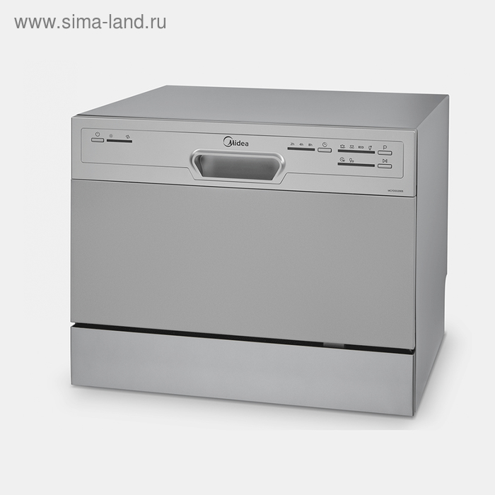 Посудомоечная машина Midea MCFD55200S, класс А+, 6 комплектов, 6 программ, серебр.