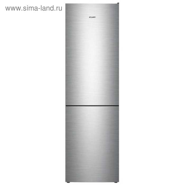 Холодильник Атлант 4624-141, двухкамерный, класс А+, 361 л, серебристый холодильник atlant xm 4624 181 двухкамерный класс а 361 л серебристый