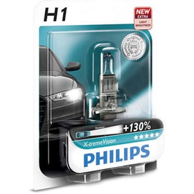 

Лампа автомобильная Philips X-treme Vision +130%, H1, 12 В, 55 Вт, 12258XV+B1