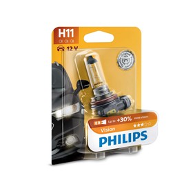

Лампа автомобильная Philips Vision +30%, H11, 12 В, 55 Вт, 12362PRB1