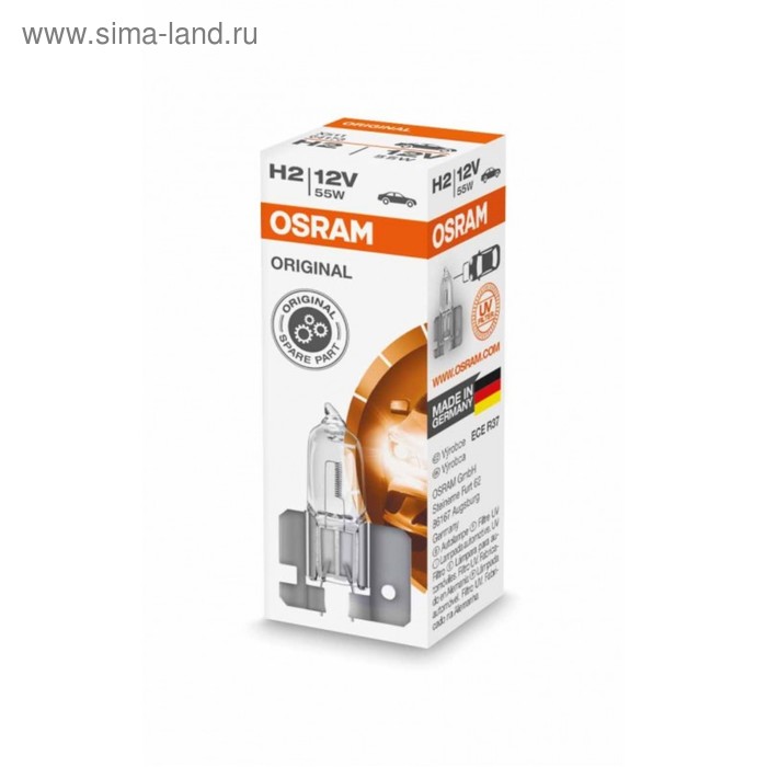 фото Лампа автомобильная osram, h2, 12 в, 55 вт, 64173