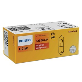 

Лампа автомобильная Philips, H21W, 12 В, 21 Вт, 12356CP