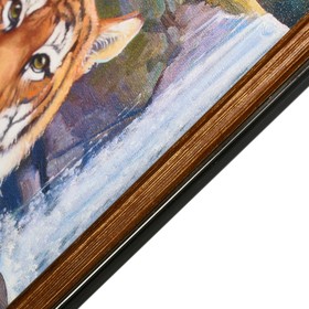 

Картина "Тигры в лесу" 33х70 см (36х73см)
