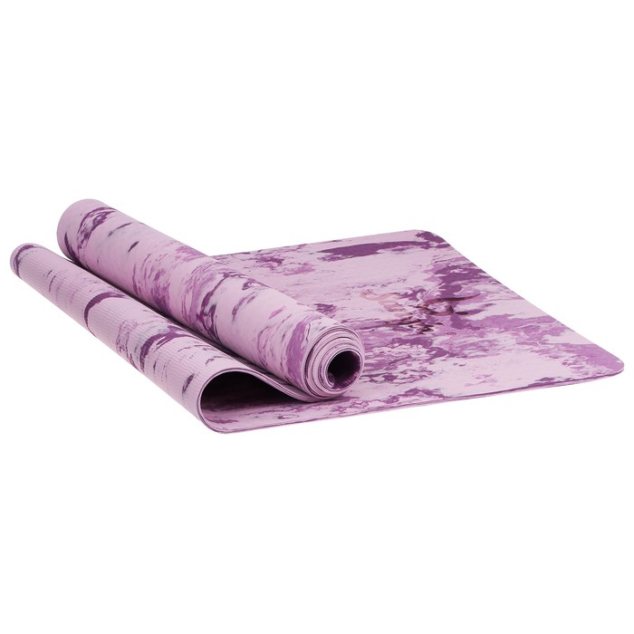 фото Коврик для йоги 183 х 61 х 0,6 см, цвет фиолетовый sangh