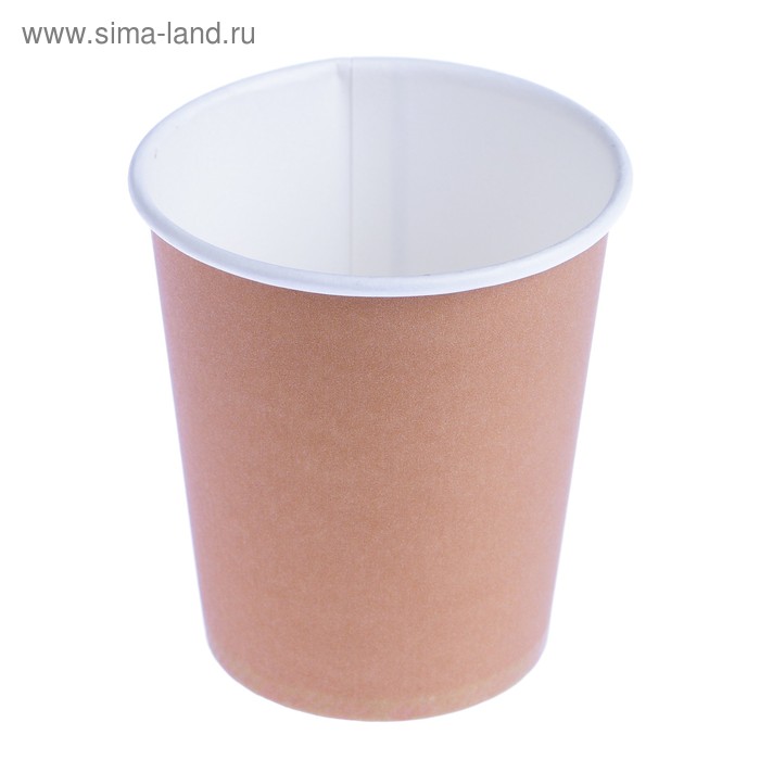 стакан бумажный с рисунком кофе для горячих напитков 160 мл диаметр 70 мм Стакан бумажный Крафт для горячих напитков, 185 мл, диаметр 73 мм