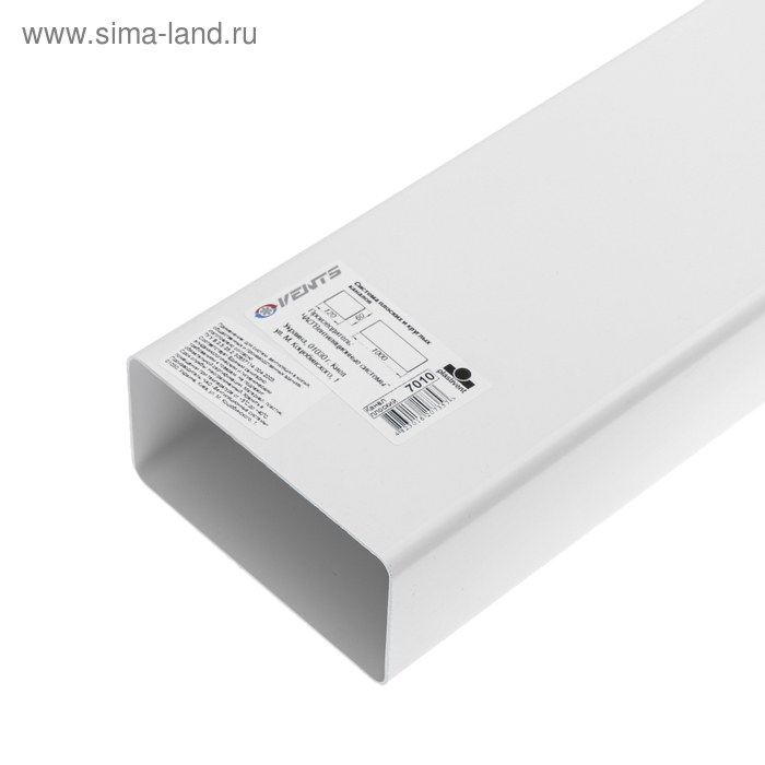 

Канал прямоугольный VENTS 7010, 120 х 60 мм, 1 м