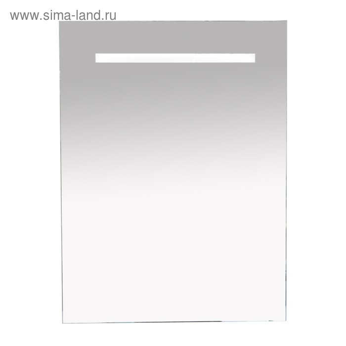 фото Зеркало 1 неон - led 600х800 клавишный выключатель (прямоугольное) misty