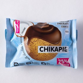 Протеиновое печенье в шоколаде CHIKALAB, с кокосовой начинкой, 60 г Ош