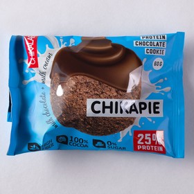 Протеиновое печенье в шоколаде CHIKALAB, с шоколадной начинкой, 60 г Ош