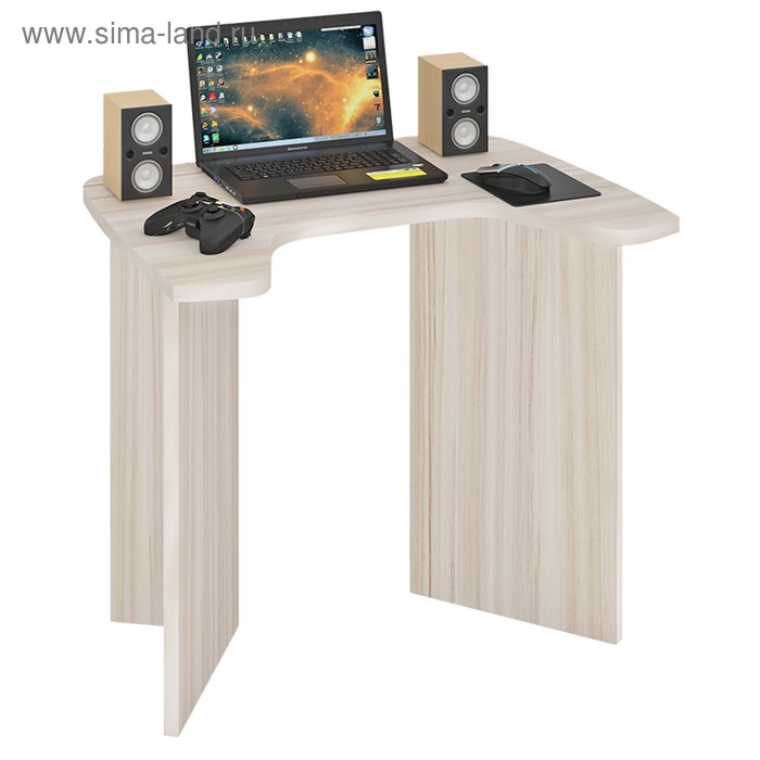 Стол СКЛ-Игр90, 900 × 680 × 770 мм, цвет карамель стол компьтерный мэрдэс скл игр90 н