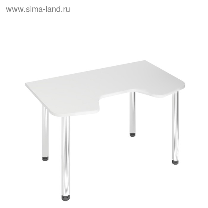 Стол СКЛ-Игр140МО, 1400 × 900 × 770 мм, цвет белый жемчуг стол компьтерный мэрдэс скл игр140мо ч черный