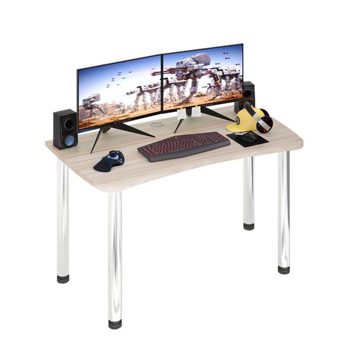 Стол СКЛ-Софт140МО, 1400 × 750 × 770 мм, цвет карамель стол компьтерный мэрдэс скл игр90 н