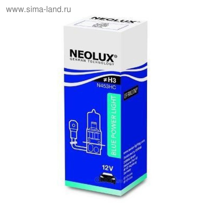 Лампа автомобильная NEOLUX, H3, 12 В, 80 Вт, N453HC
