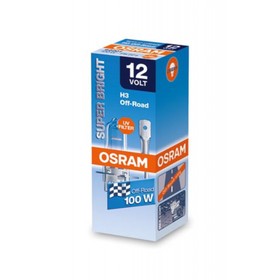 

Лампа автомобильная Osram Super Bright, H3, 12 В, 100 Вт, 64153SB