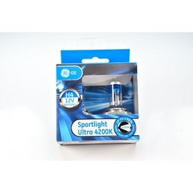 

Лампа автомобильная General Electric Sportlight Ultra, H4, 12 В, 60/55 Вт, набор 2 шт, 90901 (50440SBU)