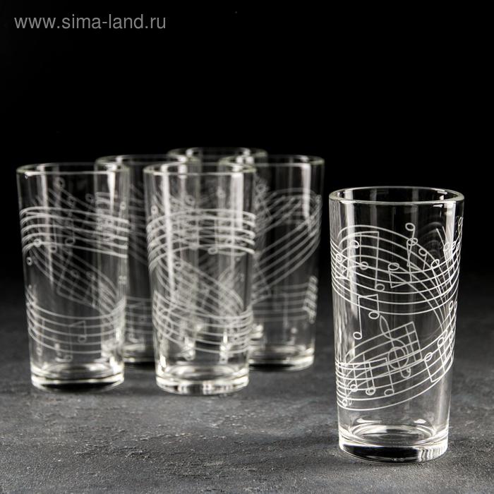 фото Набор стаканов gidglass «джаз», 230 мл, 6 шт