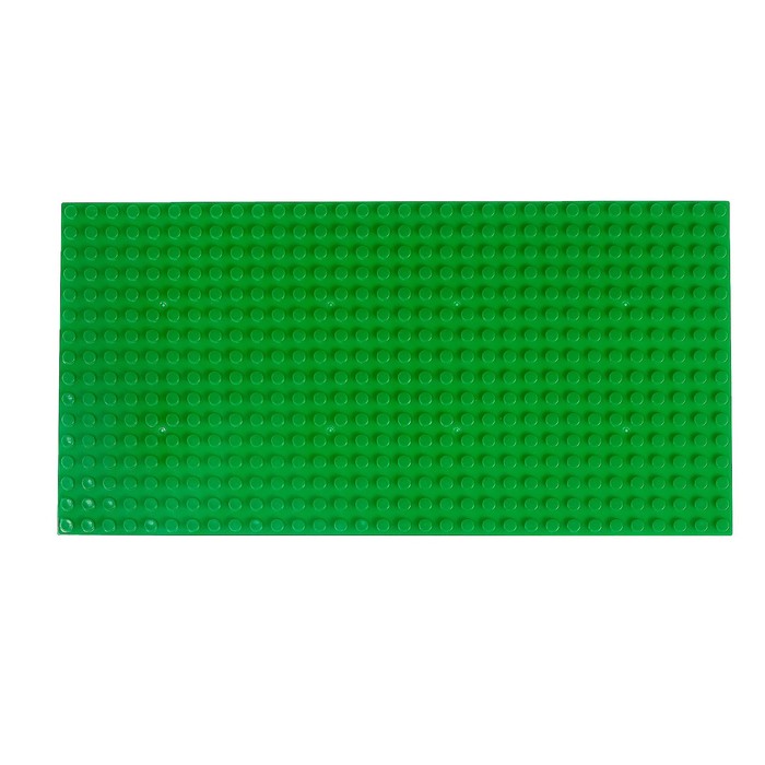 фото Пластина-основание для конструктора, 25,5 х 12,5 см, цвет зелёный