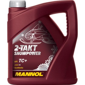 Масло моторное MANNOL 2Т син. SNOWPOWER, 4 л Ош