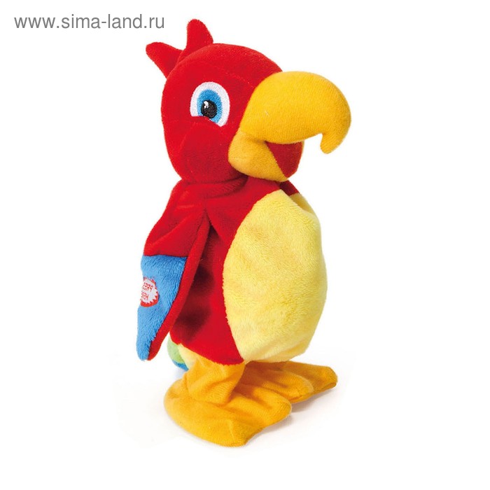 Интерактивная мягкая игрушка RIPETIX «Попугай» интерактивная игрушка бурундук ripetix