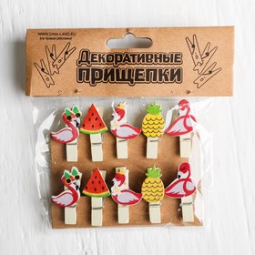 

Набор декоративных прищепок «Летний набор» набор 10 шт.