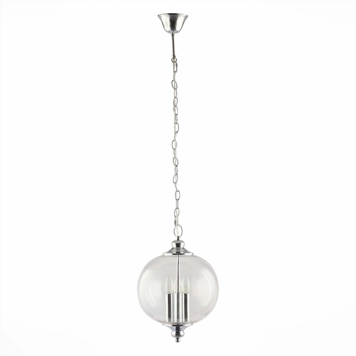 

Светильник подвесной St Luce. SL362.103.03. Lateria. 3х60 Вт, E14, 30,5х30,5х43 см, цвет хром