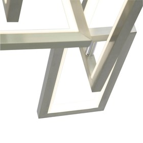 

Люстра CASELIA, 8x6Вт LED, 3000K, 2530лм, цвет никель
