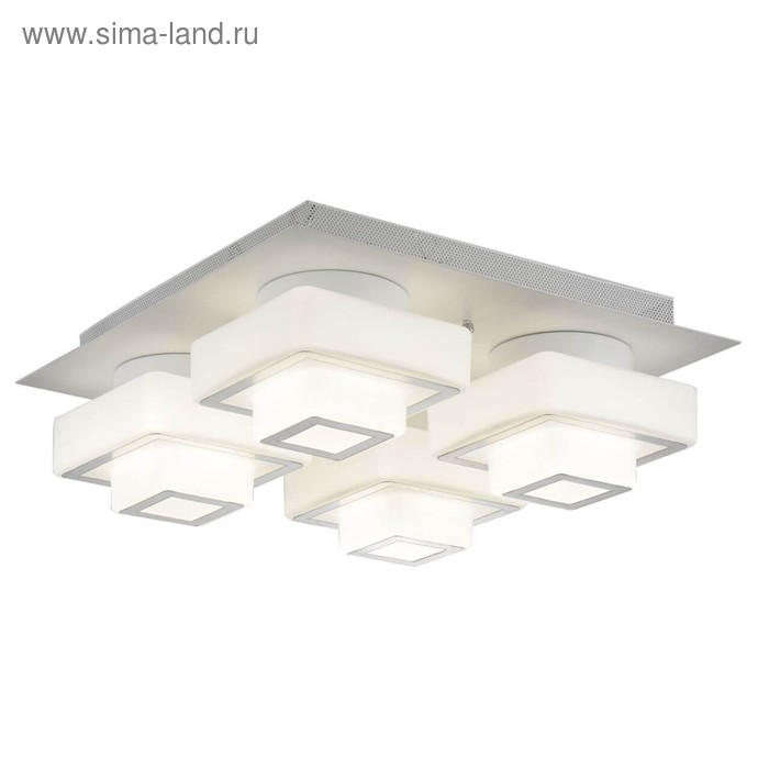 Люстра CUBICO 4x12Вт LED 4000-6500K цвет белый с ПДУ 16490₽
