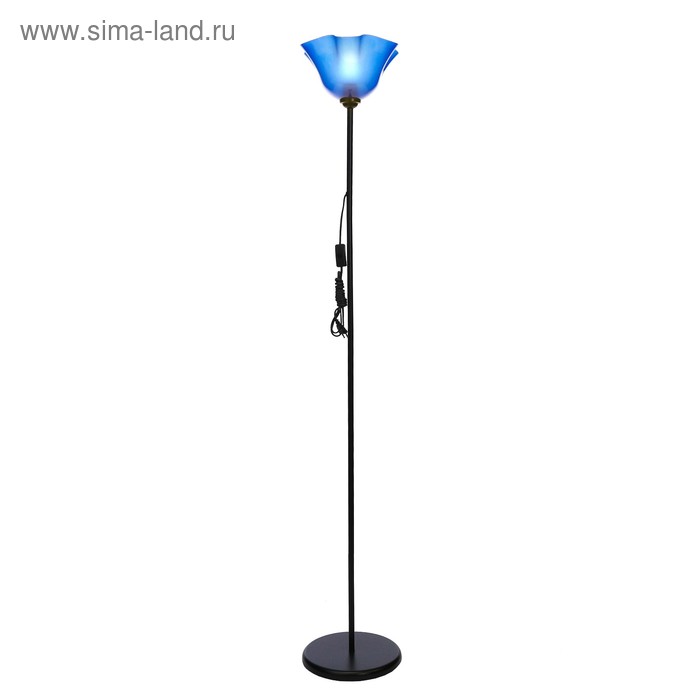 

Торшер 1341059BK+BL/1 15Вт E27 черный-синий