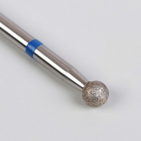 Фреза алмазная для маникюра «Шар», средняя зернистость, 3,5 мм