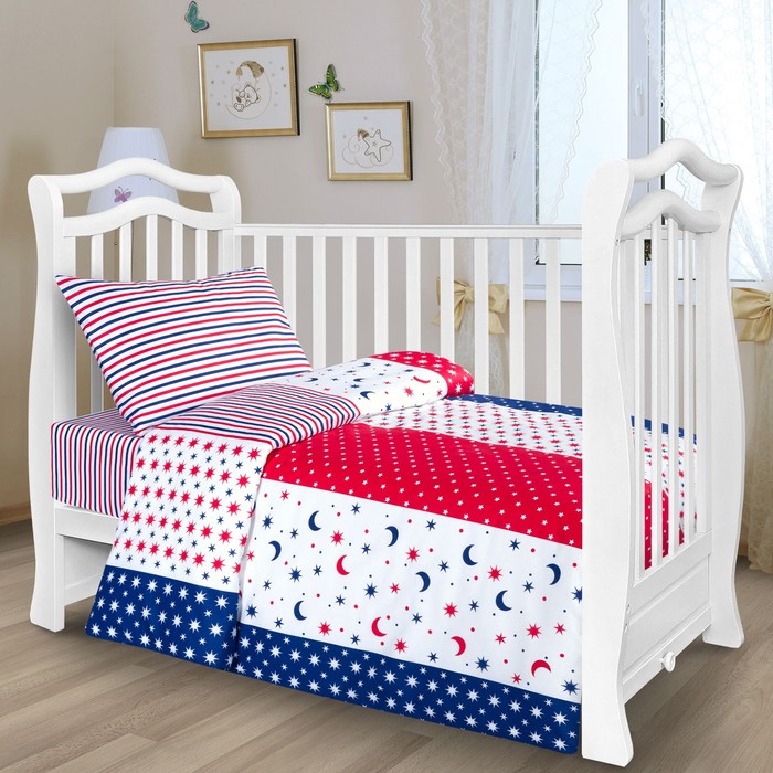 Детское постельное бельё АДЕЛЬ Kids «Кассиопея», 105х140, 105х140, 40х60