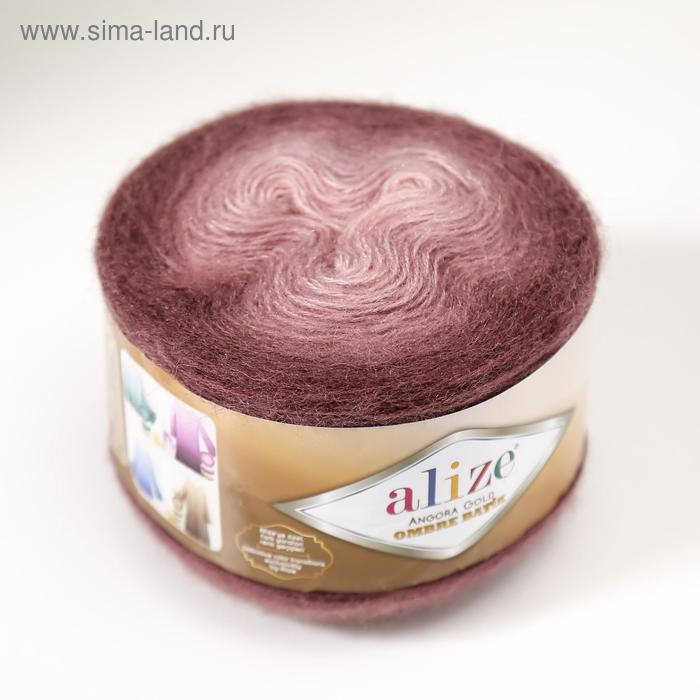 

Пряжа "Angora Gold ombre batik" 20% шерсть, 80% акрил 825м/150гр (7295 принт)