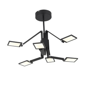 

Люстра TEOCOLI, 6x8Вт LED, 4000K, 2400лм, цвет чёрный