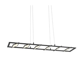 

Люстра ELICANO, 6x8Вт LED, 4000K, 2400лм, цвет чёрный