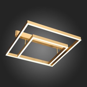 

Люстра PIAZZA, 2x21Вт LED, 3000-6000K, 2701лм, цвет золото, с ПДУ