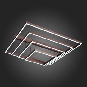 

Люстра PIAZZA, 4x26Вт LED, 3000-6000K, 4581лм, цвет кофейный, с ПДУ