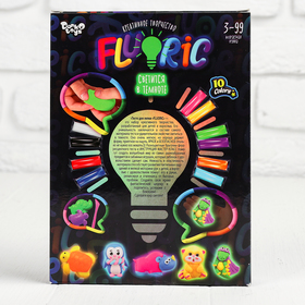 Набор креативного творчества "Воздушный пластилин", серии "Fluoric" от Сима-ленд